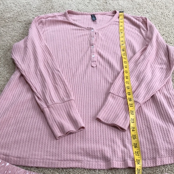 Ambrielle 2X s dusty pink two piece shorts /Top sleepwear set. - Picture 4 of 10